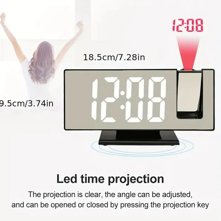 3D Mirror projection alarm clock🔥🔥